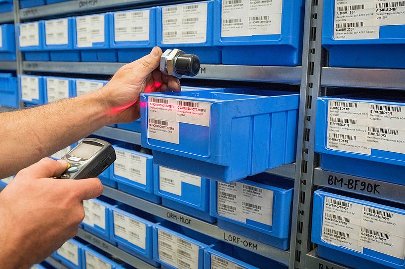 Datenerfassung mit Scanner